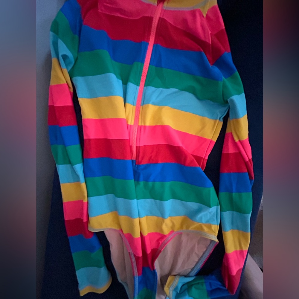 Jcrew (crew cut) rashguard swimsuit youth size 14